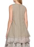Back View - Click To Enlarge - MARC LE BIHAN - Sleeveless V-Neck Layered Tulle Top