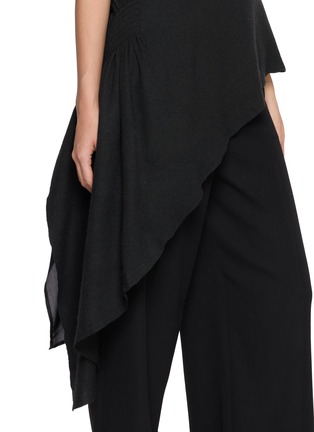  - MARC LE BIHAN - Pointe Sleeveless Smocked Asymmetric Top