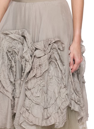  - MARC LE BIHAN - Layered Floral Tulle Midi Skirt