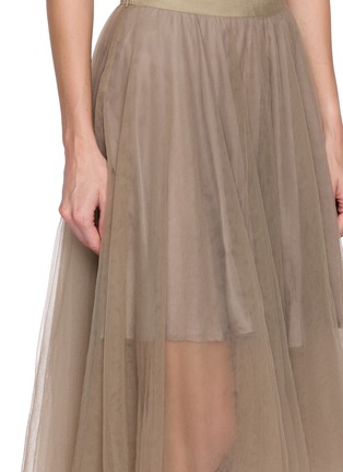  - MARC LE BIHAN - Ovoide Flared Tulle Midi Skirt
