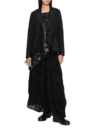 Figure View - Click To Enlarge - MARC LE BIHAN - Tissus Anemone Single Breasted Textured Blazer