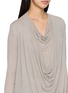  - MARC LE BIHAN - Long Sleeve Draped Front Top