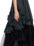  - MARC LE BIHAN - Sleeveless Fleurs Double Layered Ruffle Dress