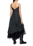 Back View - Click To Enlarge - MARC LE BIHAN - Sleeveless Fleurs Double Layered Ruffle Dress