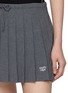  - SOUTHCAPE - Pleated Drawstring Waistband Banding Skirt