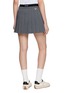 Back View - Click To Enlarge - SOUTHCAPE - Pleated Drawstring Waistband Banding Skirt