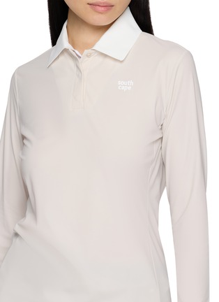  - SOUTHCAPE - Long Sleeve Cool Touch Collar T-Shirt