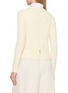 Back View - Click To Enlarge - SOUTHCAPE - Frill Mock Neck Back Slit T-Shirt
