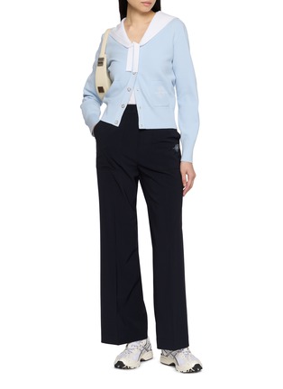 Figure View - Click To Enlarge - SOUTHCAPE - Southcross Cool Touch Slim Bootcut Pants