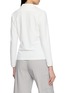 Back View - Click To Enlarge - SOUTHCAPE - Long Sleeve Sailor Collar Embroidered Logo Top