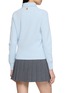 Back View - Click To Enlarge - SOUTHCAPE - Half Zip Collar Knit Sweater