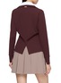 Back View - Click To Enlarge - SOUTHCAPE - Long Sleeve Cool Touch Layered Collar Top