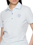 - SOUTHCAPE - Embossed Waffle Texture Color Block Collar Polo Shirt