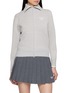 Main View - Click To Enlarge - SOUTHCAPE - Sailor Collar Full Zip Knit Cardigan