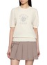 Main View - Click To Enlarge - SOUTHCAPE - Logo Round Neck Knit Sweater