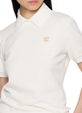  - SOUTHCAPE - Embossed Waffle Texture Polo Shirt