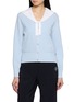 Main View - Click To Enlarge - SOUTHCAPE - Sailor Collar Knit Cardigan