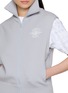  - SOUTHCAPE - Half Neck Zip Up Wool Knit Vest