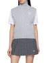Main View - Click To Enlarge - SOUTHCAPE - Half Neck Zip Up Wool Knit Vest