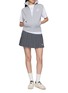 Figure View - Click To Enlarge - SOUTHCAPE - Half Neck Zip Up Wool Knit Vest