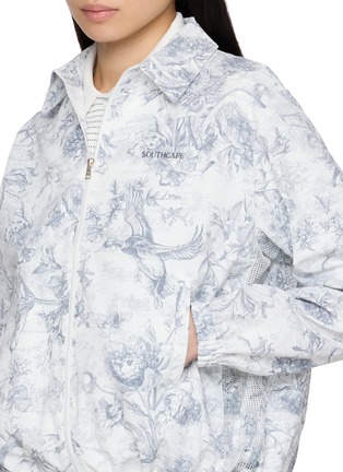  - SOUTHCAPE - Blossom Pattern Zip Up Jacket