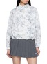 Main View - Click To Enlarge - SOUTHCAPE - Blossom Pattern Zip Up Jacket