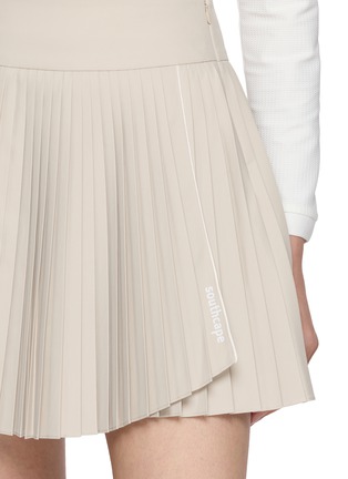  - SOUTHCAPE - Logo Pleated Flare Skirt