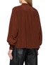 Back View - Click To Enlarge - MON&PAU - Long Sleeve Silk Blouse