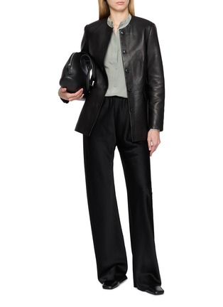 Figure View - Click To Enlarge - MON&PAU - Long Sleeve Silk Blouse