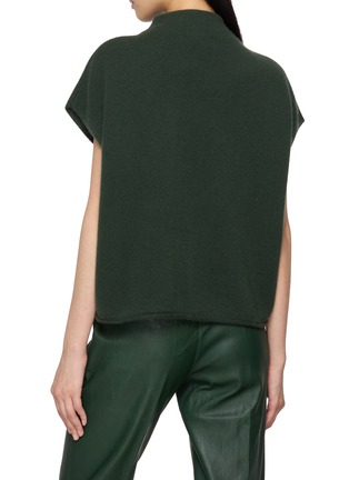 Back View - Click To Enlarge - MON&PAU - Short Sleeves Knit Cashmere Vest