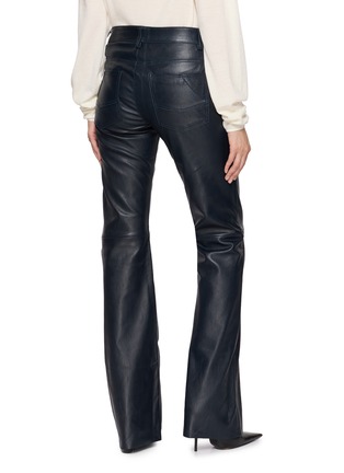 Back View - Click To Enlarge - MON&PAU - Straight Leg Leather Pants