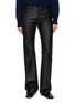 Main View - Click To Enlarge - MON&PAU - Five Pocket Straight Cut Leather Pants