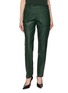 MON&PAU Lettuce Trim Elastic Waist Leather Pants