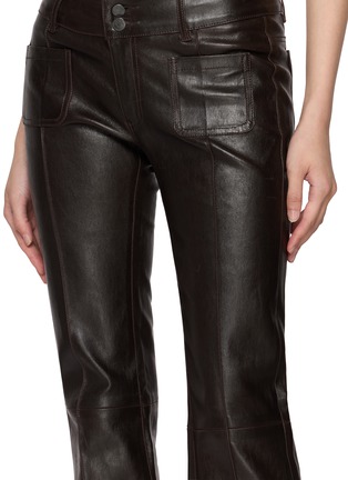  - MON&PAU - Flare Leg Leather Pants