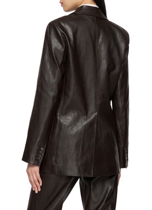Back View - Click To Enlarge - MON&PAU - Single Breasted Leather Blazer