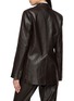 Back View - Click To Enlarge - MON&PAU - Single Breasted Leather Blazer