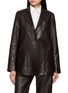 Main View - Click To Enlarge - MON&PAU - Single Breasted Leather Blazer