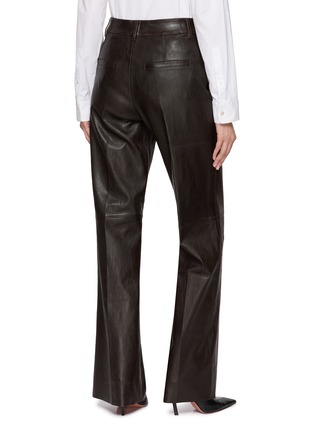 Back View - Click To Enlarge - MON&PAU - Straight Leg Leather Pants