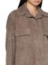  - MON&PAU - Relaxed Suede Shirt