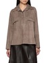MON&PAU Relaxed Suede Shirt