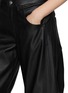  - MON&PAU - Curved Leg Leather Pants