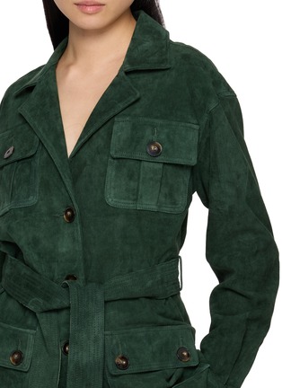  - MON&PAU - Belted Utility Suede Jacket