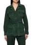 MON&PAU Belted Utility Suede Jacket