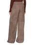 Back View - Click To Enlarge - MON&PAU - Wide Leg Suede Pants