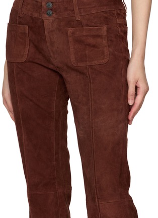  - MON&PAU - Flare Leg Suede Pants