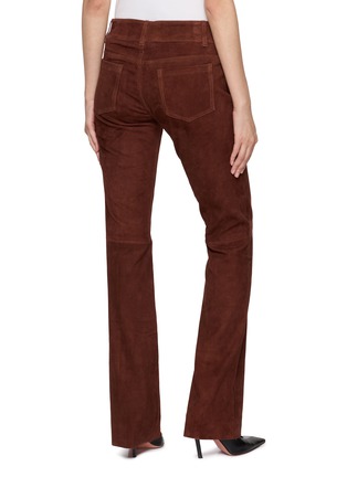 Back View - Click To Enlarge - MON&PAU - Flare Leg Suede Pants