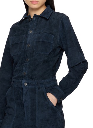  - MON&PAU - Long Sleeves Suede Jumpsuit