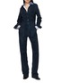 Figure View - Click To Enlarge - MON&PAU - Long Sleeves Suede Jumpsuit
