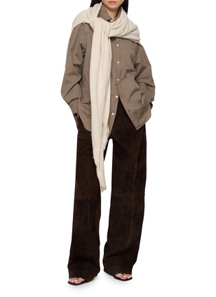 Figure View - Click To Enlarge - MON&PAU - Relaxed Suede Pants