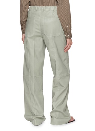 Back View - Click To Enlarge - MON&PAU - Cropped Leather Pants
